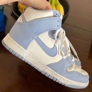 NIKE HIGH TOP DUNKS⚡️pastel blue/periwinkle